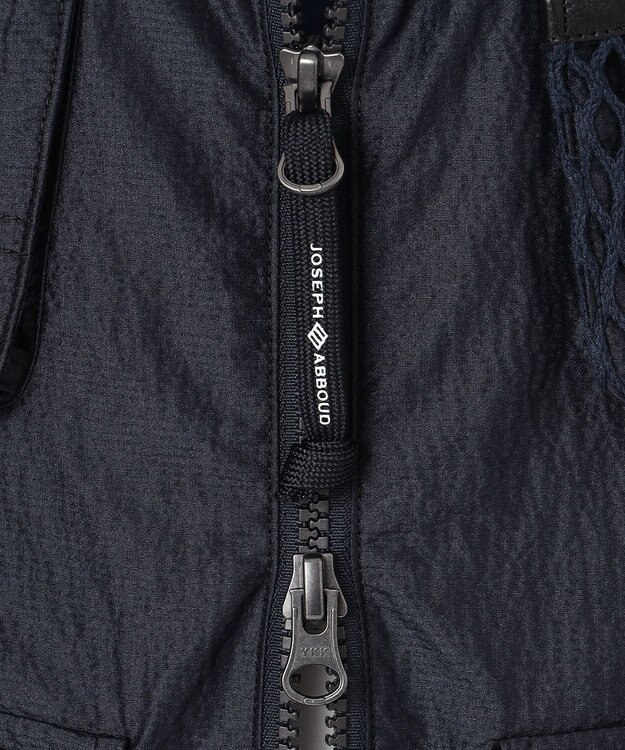 JOSEPH ABBOUD MOUNTAIN リップルサッカー ネイビー系