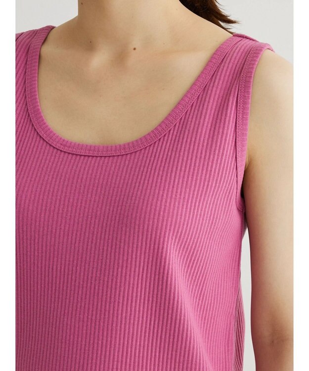 Green Parks カラーテレコタンク Pink