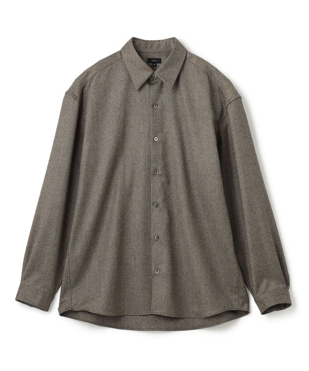 JOSEPH HOMME WOOL CASHMERE TWILL SHIRT ベージュ系