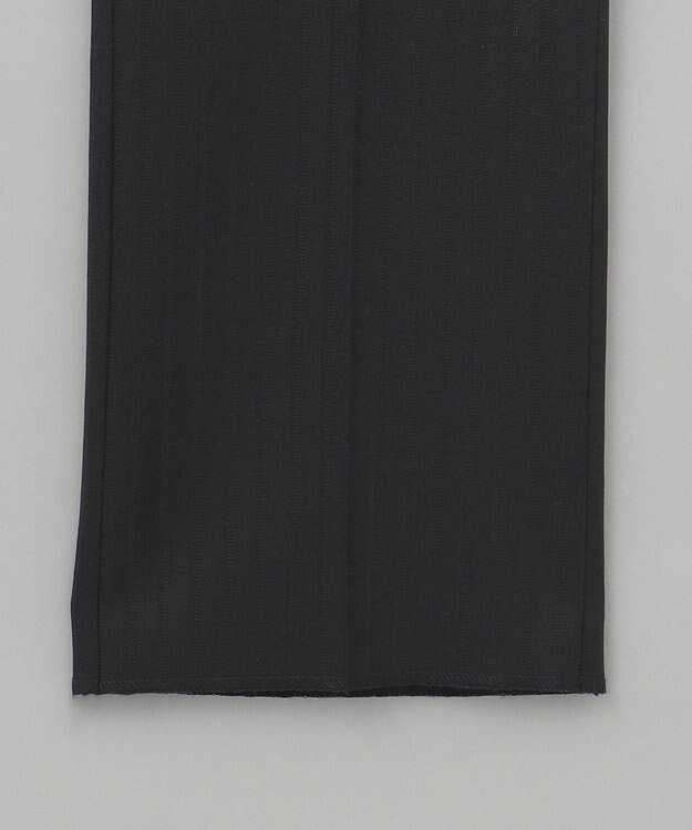 GOTAIRIKU 【御幸毛織】ドライスピナーツイルストレッチスーツ_ブラックストライプ ブラック系1