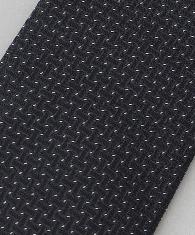 GOTAIRIKU GOTAIRIKU別注【日本製】シルク ネクタイ_小格子柄 ブラック系8