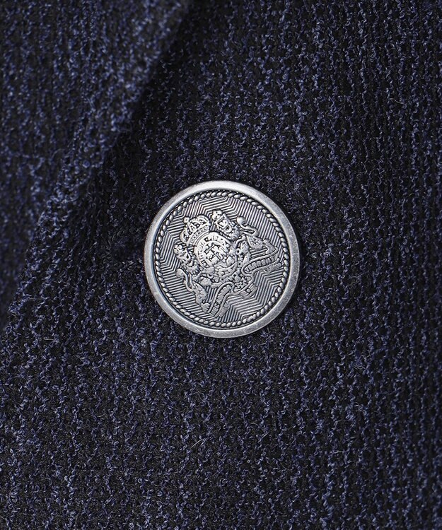 JOSEPH ABBOUD 【JAPAN FABRIC】 軽量 ラッセルブレザー ネイビー系