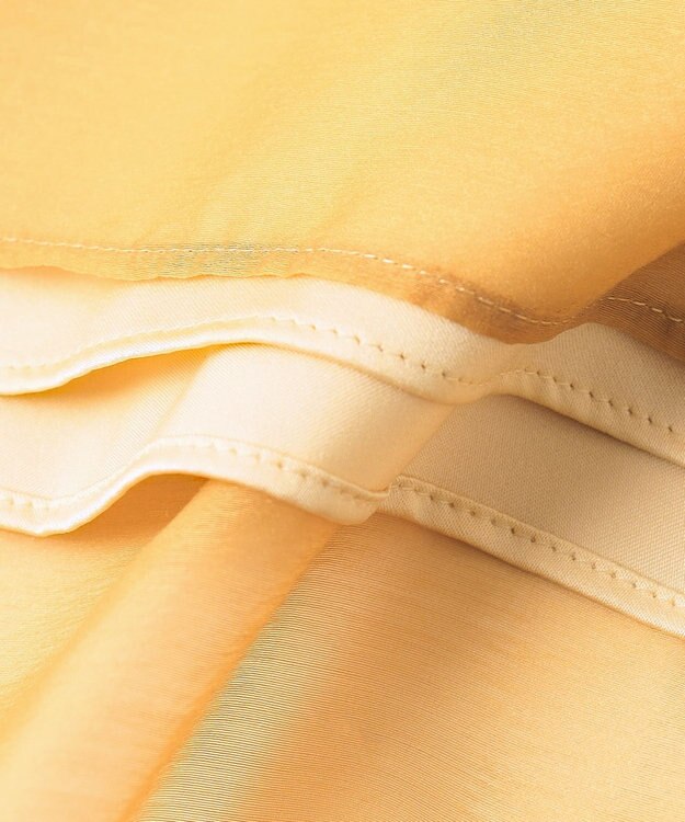 23区 【APPLAUDIR】グロッシーオーガンザ ドレス イエロー系