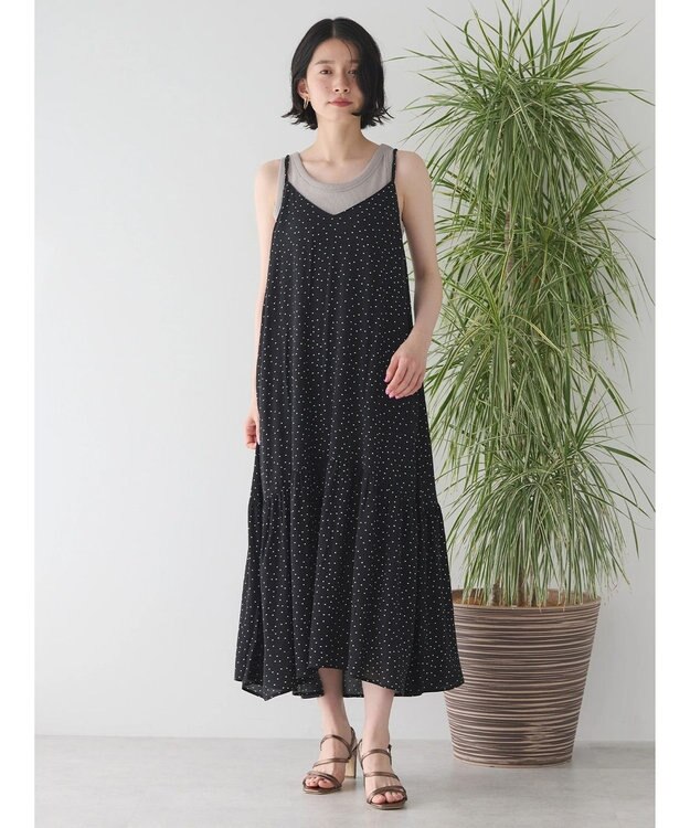 AMERICAN HOLIC ティアードキャミワンピース Dot