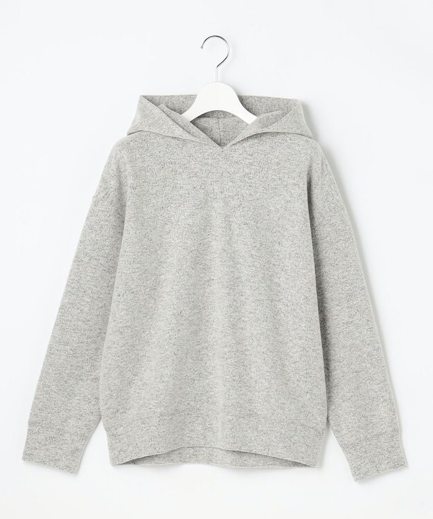 自由区 L ウールブークレ フーディー グレー