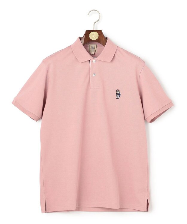 J.PRESS MEN 新デザイン【BULLDOG BOY / 8色展開】カノコレジメン ポロシャツ ローズ系