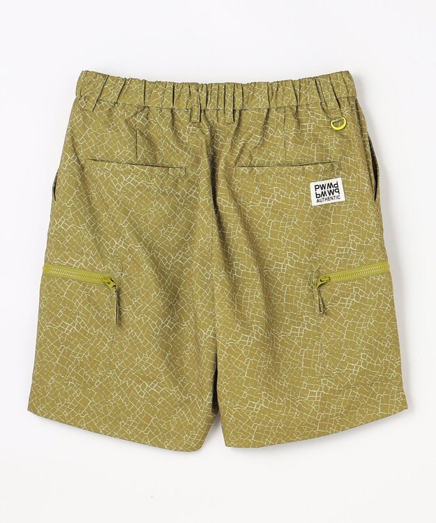 PW CIRCULUS 【MEN】ドライタッチ エレファント総柄プリントショートパンツ ゴルフ カーキ系5