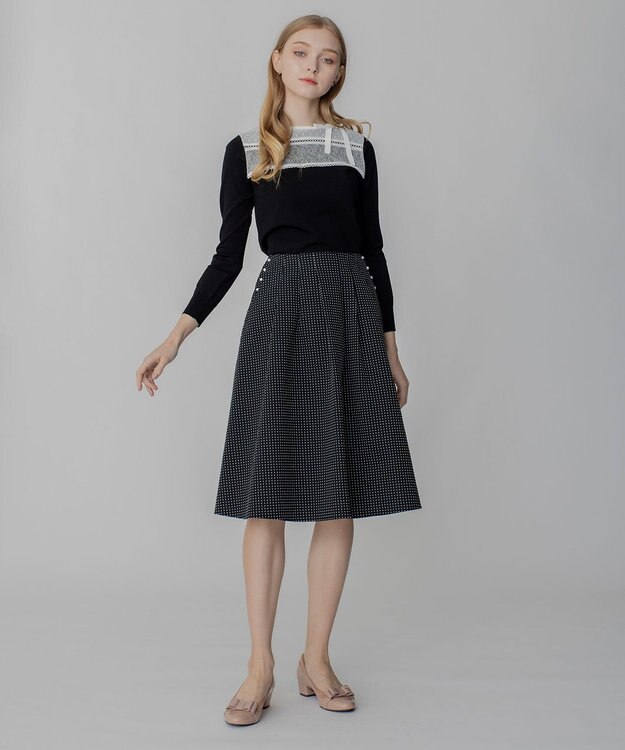 TOCCA 【洗える】MOONLIT NIGHT スカート ブラック系7