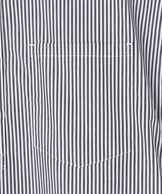 J.PRESS YORK STREET 【WOMEN】ドルマンシャツ ワンピース ブラック系1