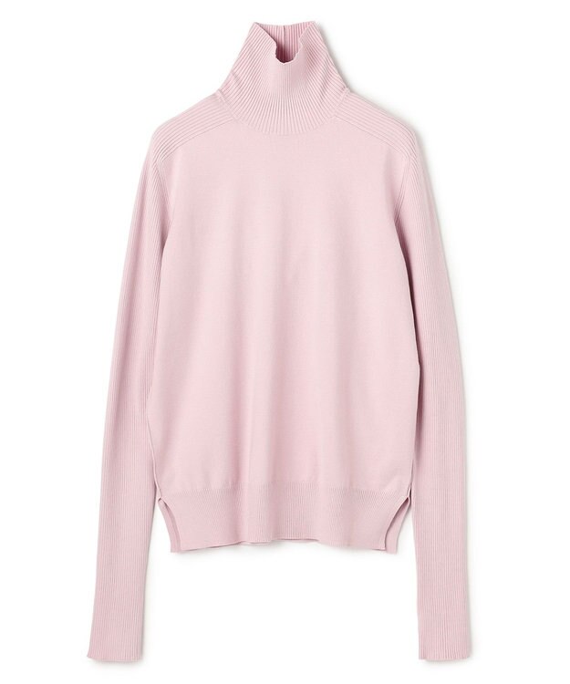 BEIGE， 【洗える】WILLOW / サムホールハイネックニット Lilac