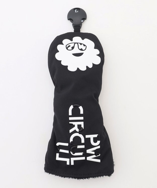 PW CIRCULUS 【UNISEX】軽量で丈夫  ポリエステルヘッドカバー ゴルフ ブラック系