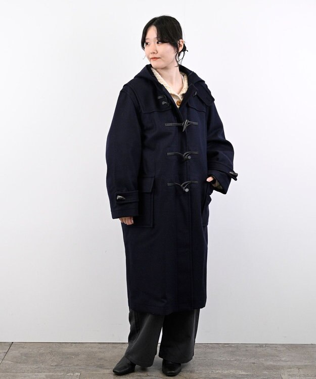 LENO DUFFEL COAT 《MONTGOMERY×LENO》《UNISEX》 ダッフルコート NAVY