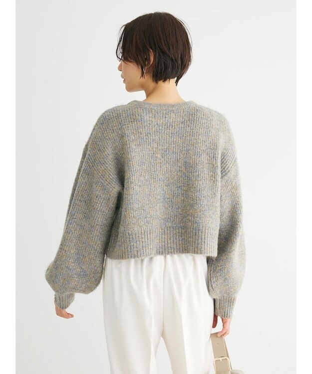 Green Parks ・ＥＬＥＮＣＡＲＥ　ＤＵＥ　ミックスシャギーニット Beige