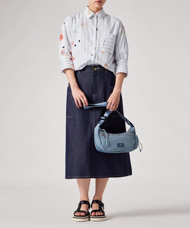 Paul Smith Mark Making プリント ブラウス オフホワイト