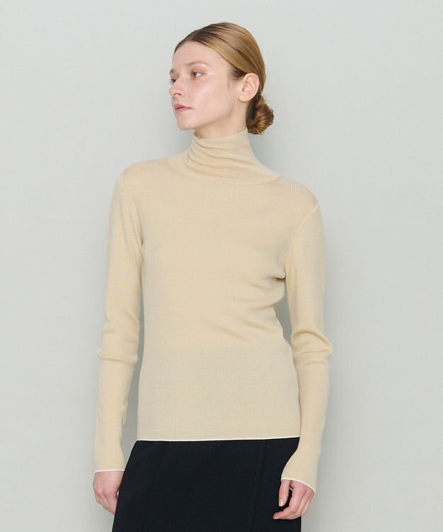 洗える】ウールリブ ハイネックニット / JOSEPH | ファッション通販