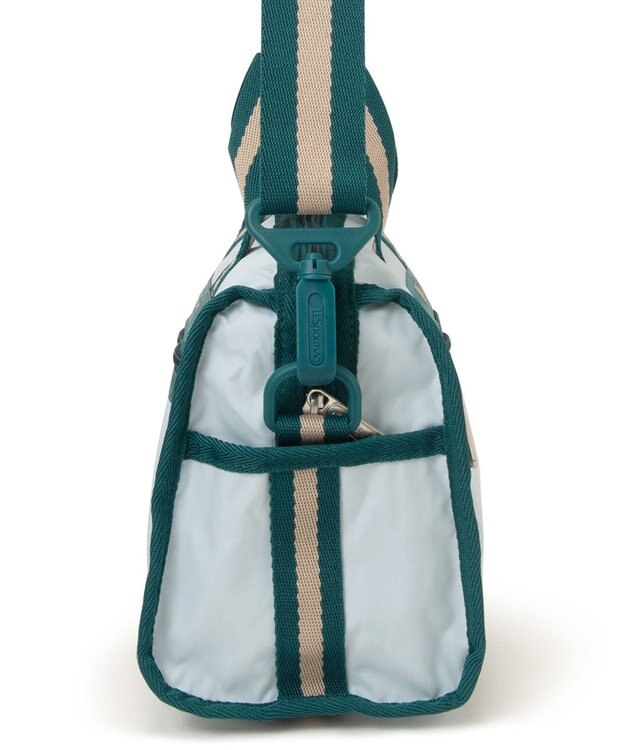 LeSportsac MINI DUFFEL CROSSBODY/スペクテイタークリアスカイ/ティール スペクテイタークリアスカイ/ティール