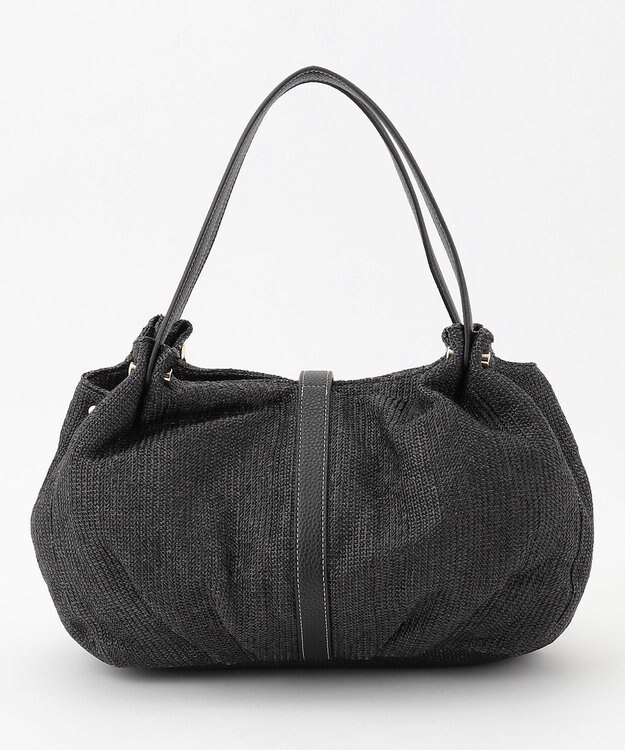 LA BAGAGERIE かごバッグ風 2wayサマートート ブラック