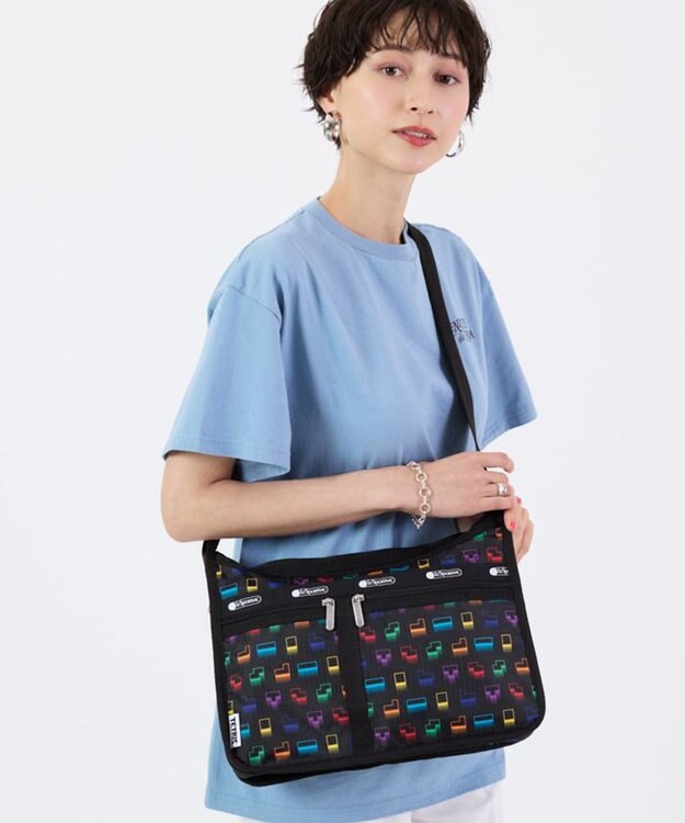 LeSportsac DELUXE EVERYDAY BAG/テトリスフォーリングブロックス テトリスフォーリングブロックス