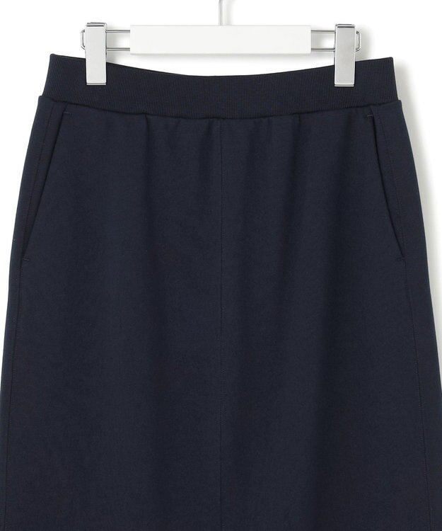 23区 【一部店舗限定/洗える】クリアコットンテリーセットアップ スカート ネイビー系