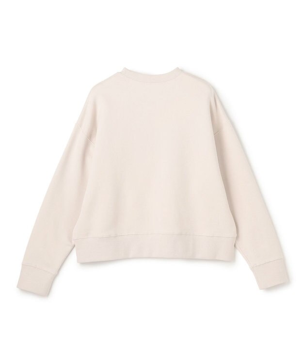 UNFILO ハイストレッチ ロゴスウェット グレージュ×ブラックロゴ