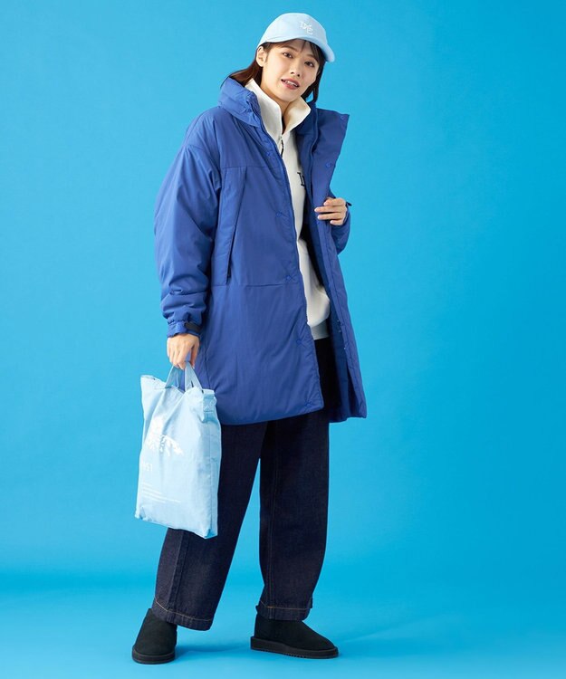 SHARE PARK LADIES 【UNISEX】蓄熱中綿モンスターロングコート（S・Mサイズ） ブルー
