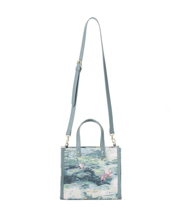 Maison de FLEUR ゴブラン2Wayスクエアトート Dark Green