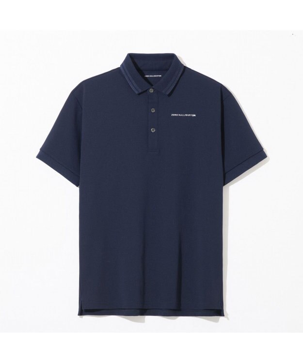 ZERO HALLIBURTON 【吸水速乾・UVケア】 鹿の子ポロシャツ ZHG-M5S4a 82947 ネイビー