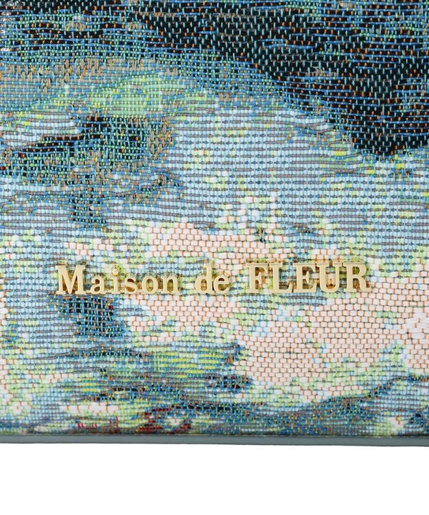 Maison de FLEUR ゴブラン2Wayスクエアトート Dark Green