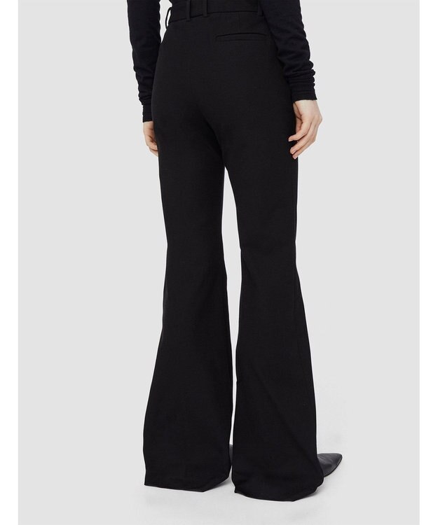 JOSEPH 【FOUNDATIONS】ギャバジンストレッチ　フィットフレアートラウザーズ Black