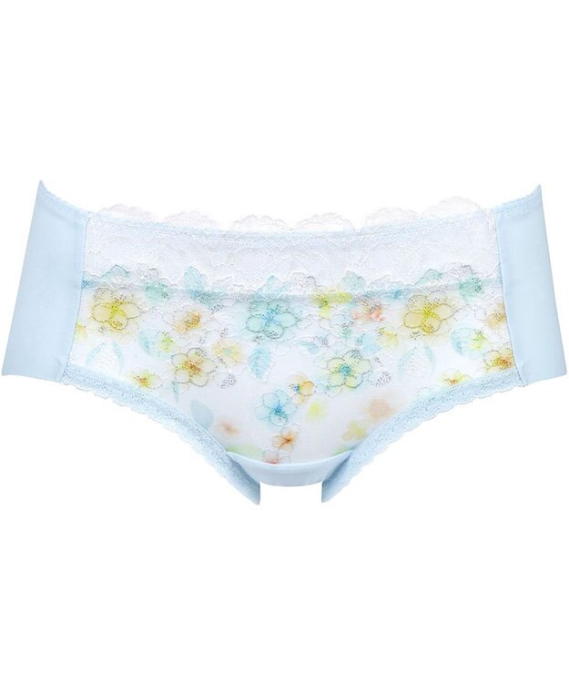 Wing ショーツ 【ときはなつブラ】 KB2172・KB2872とペア フリーカッティング(バック裾) はきこみ丈あさめ KF2472 ウイング／ワコール サックス