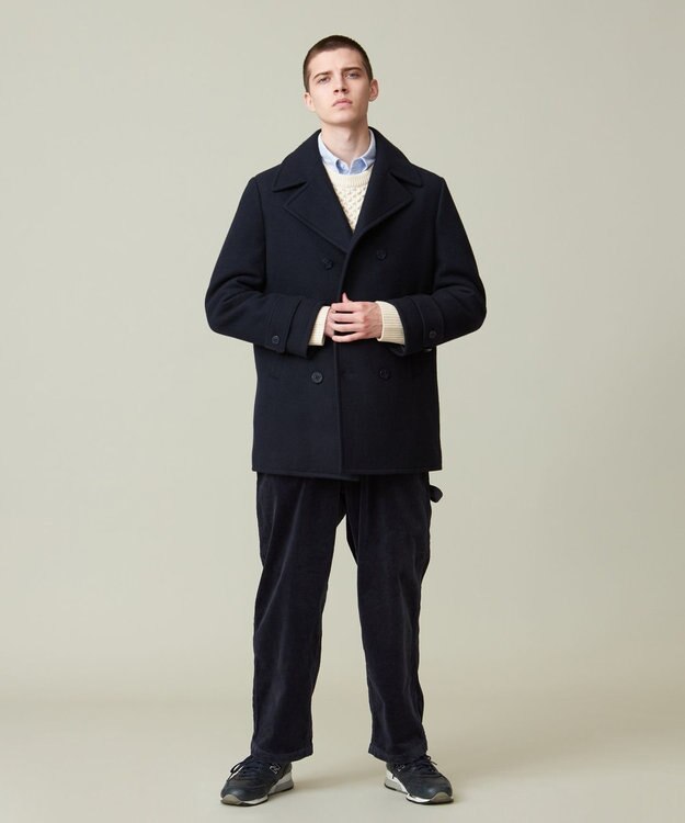 J.PRESS YORK STREET 【UNISEX】アランケーブルニット アイボリー系