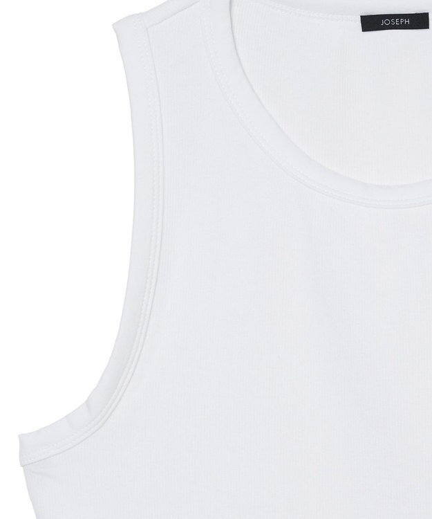 JOSEPH 【洗える】ジャージーリブ　タンクトップ Off white