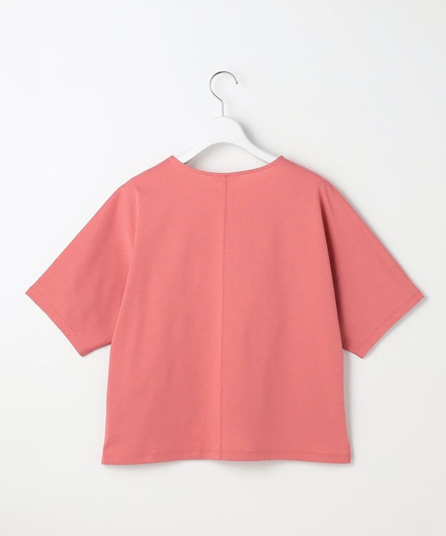 ANY SIS S ショート丈ドルマン５分袖 プルオーバー ピンク