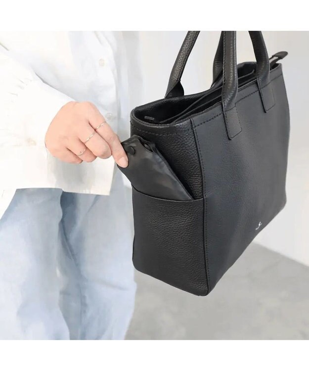 PELLE BORSA ミディアムトート Reinette レネット 4792 ブラック