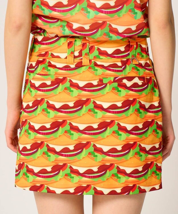 FILA GOLF／marie claire 【Loudmouth】柄スカート Burger Mania