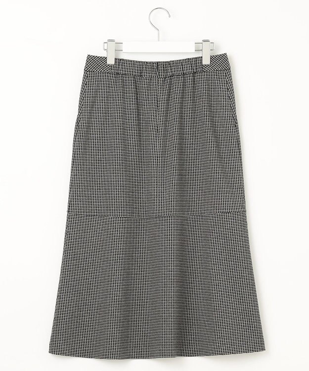 J.PRESS LADIES S 【洗える】ジャカード フレアー スカート ブラック系5