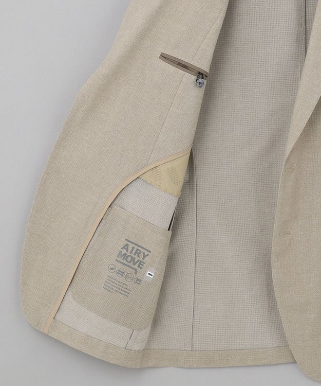 GOTAIRIKU 【AIRYMOVE / セットアップ対応】COOL DOTS セットアップジャケット ベージュ系8