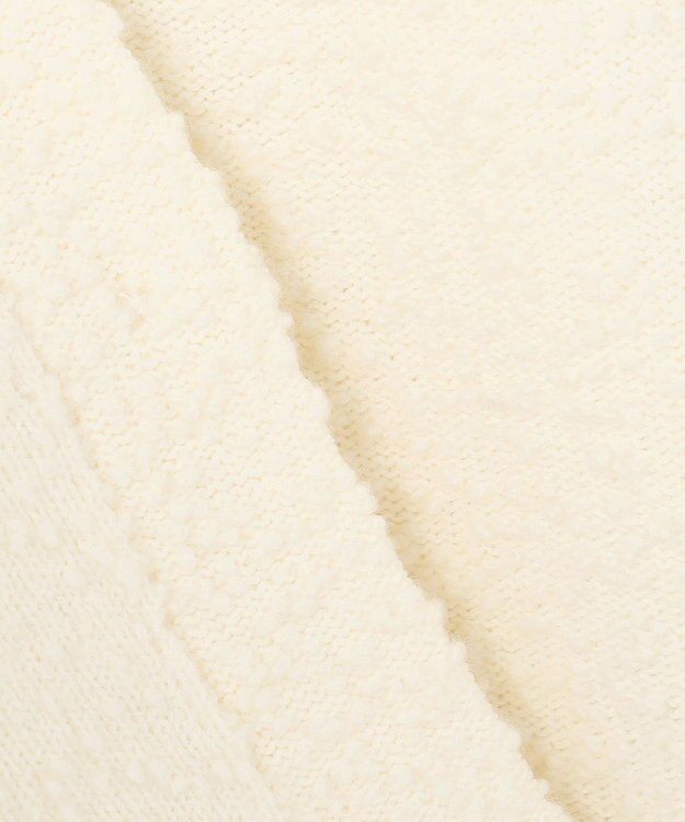 ICB L ブークレツイード ニットジレ オフホワイト系