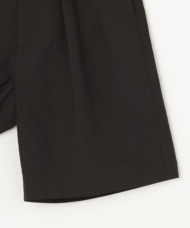 UNFILO MENS ライトリネン ショートパンツ [23年春夏商品] ブラック