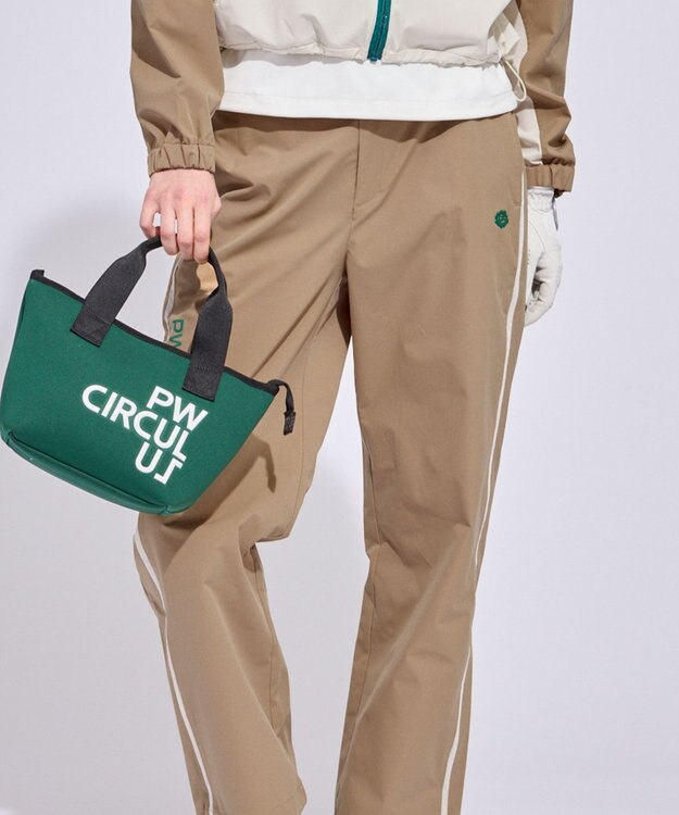PW CIRCULUS 【花粉がつきにくい】【WOMEN】セミワイドパンツ ゴルフウェア レディース ベージュ系