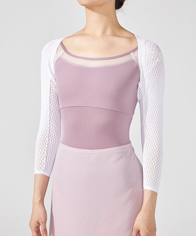 Chacott キシリトールニットアームカバー ホワイト