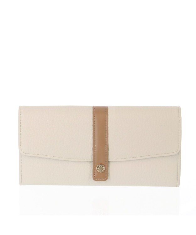 IBIZA フェリース　かぶせ長財布 アイボリー