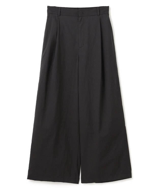 UNFILO L シアーワイドパンツ ブラック