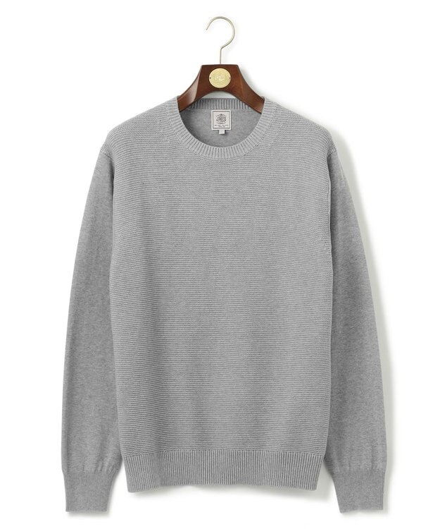 J.PRESS MEN 【WEB・一部店舗限定】クルーネックニット ライトグレー系