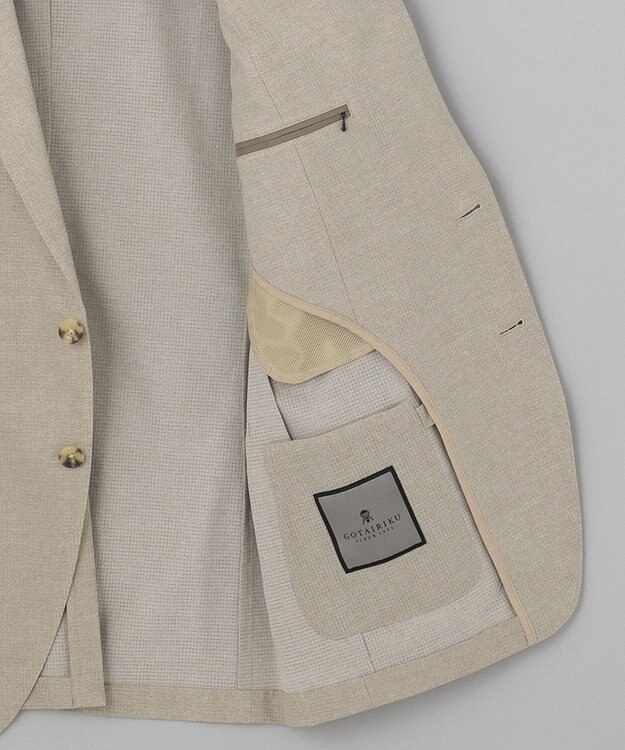 GOTAIRIKU 【AIRYMOVE / セットアップ対応】COOL DOTS セットアップジャケット ベージュ系8