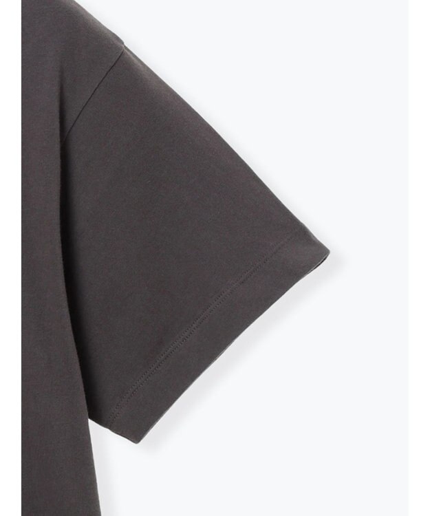 Te chichi 【Disney】MICKEY/フロントプリントTシャツ チャコールグレー