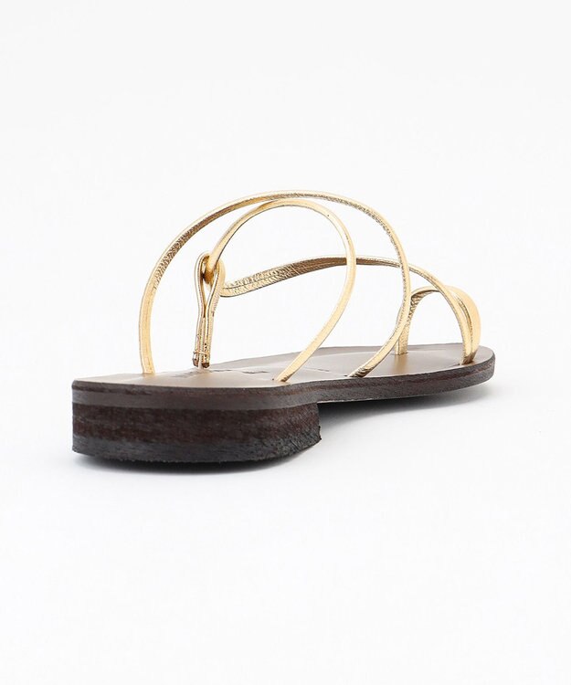 BEIGE， MAURO de BARI / レザーサンダル Gold