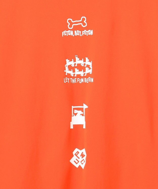 PW CIRCULUS 【吸水速乾 / UV遮蔽率96.3% UVカット / ストレッチ】【WOMEN】ポケットモックT ゴルフウェア レディース オレンジ系