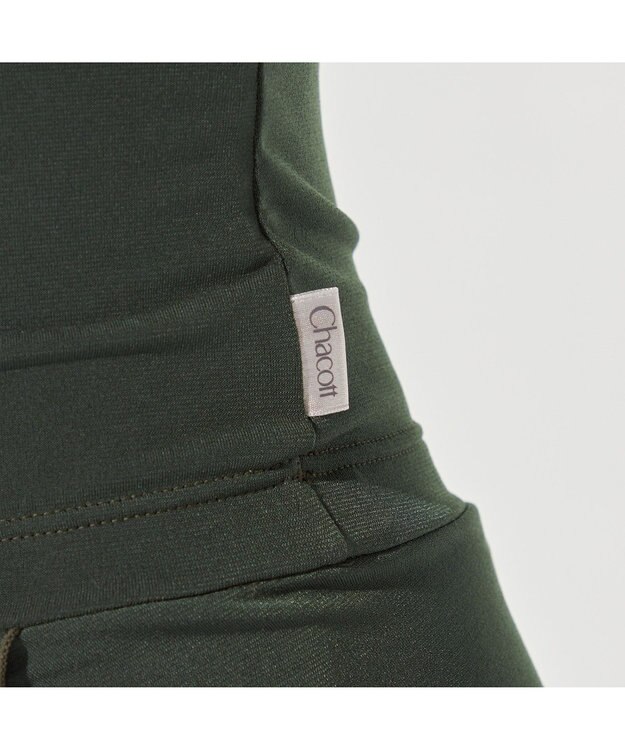 Chacott ショートスパッツ付スカート ボトルグリーン