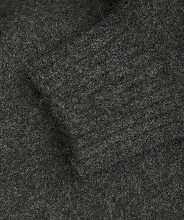 YECCA VECCA 襟付きVネックニット Charcoal Gray